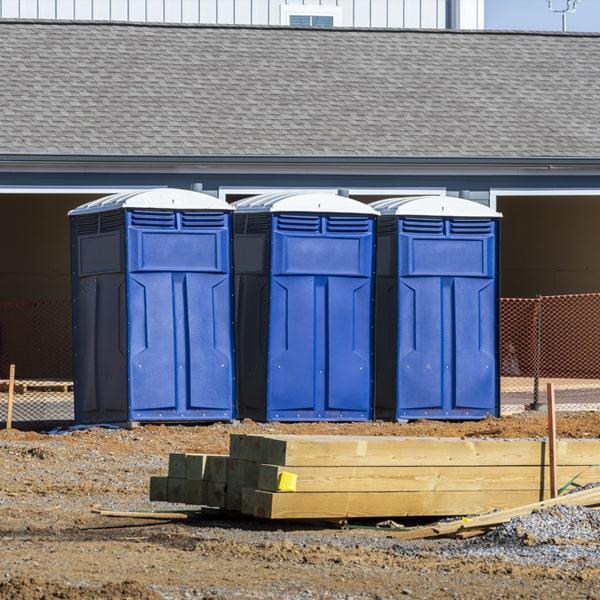 Heavy-duty construction site porta potty in Silver City, New Mexico